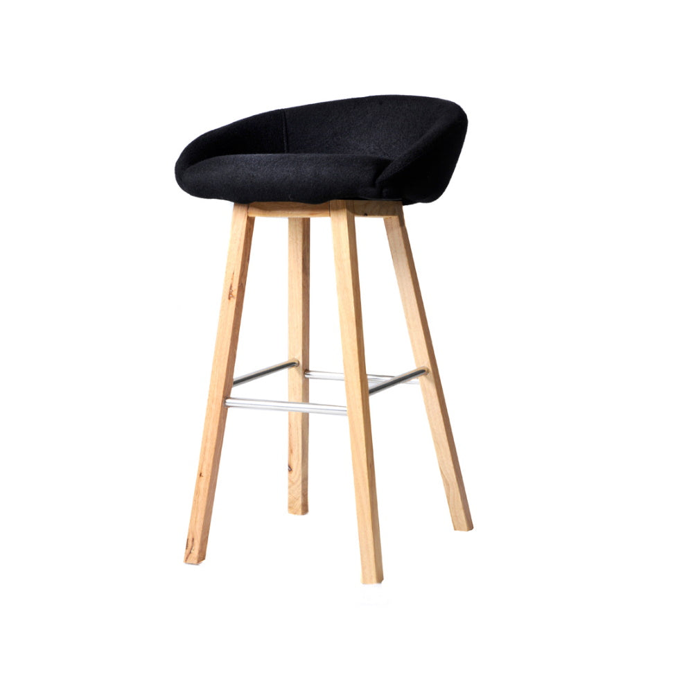 Petter bar stool, Black