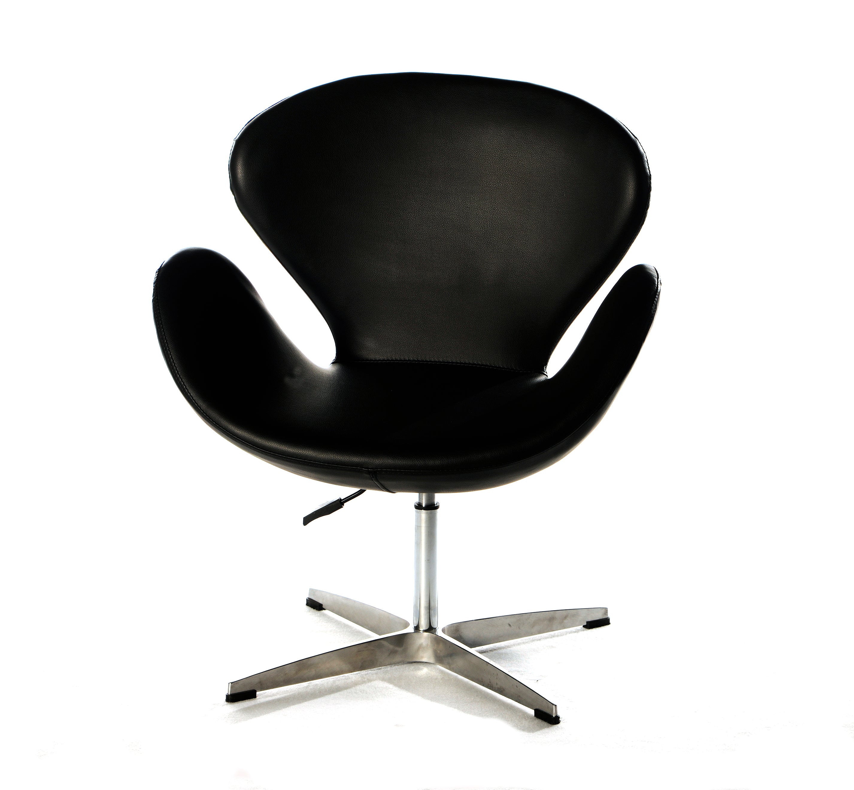 MB14 stol, sort kunstskinn
