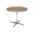 Café table, Oak laminate Ø-80