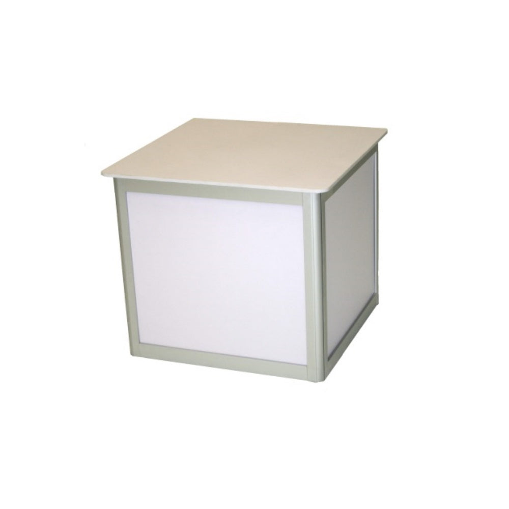 Podium, white 50 x 50 x 50 cm