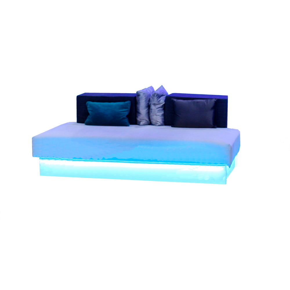 Daybed med LED sokkel