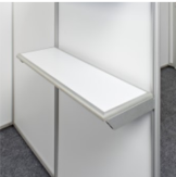 Straight shelf, white - 100 x 33 cm